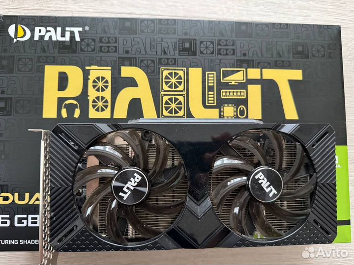 Видеокарта Palit gtx 1660 ti 6gb