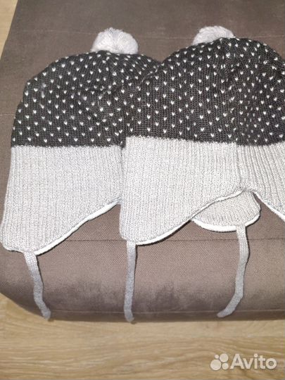Бронь Шапка lassie демисезонная 46-48,для двойни