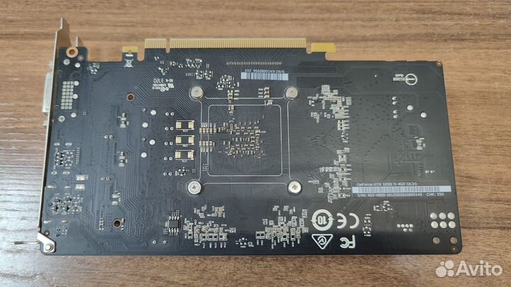 Видеокарта MSI GTX 1050 Ti 4 Gb