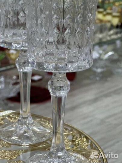 Бокалы фужеры хрусталь стаканы для кофе виски