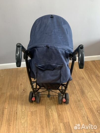 Коляска трость Rich Family синяя
