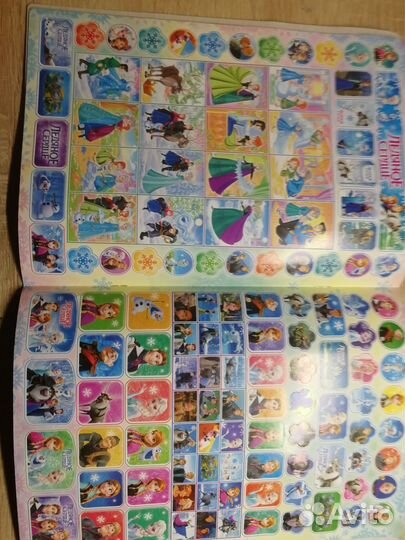 Раскраска ледяное сердце с наклейками