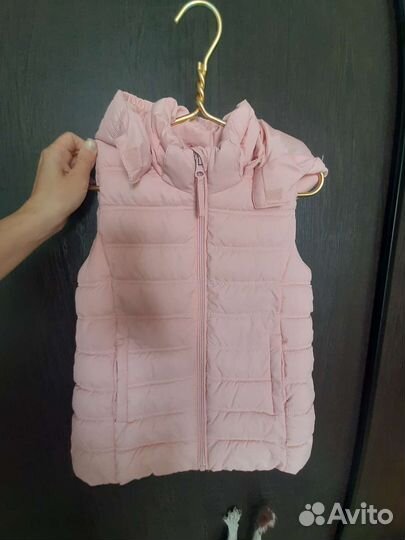 Жилет розовый для девочек,размер 122,Modis