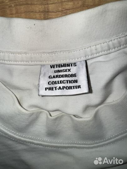 Футболка vetements оригинал