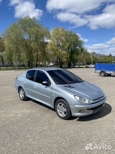 Peugeot 206 1.6 МТ, 2007, 168 600 км