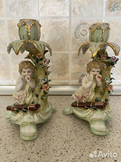 Подсвечники Путти