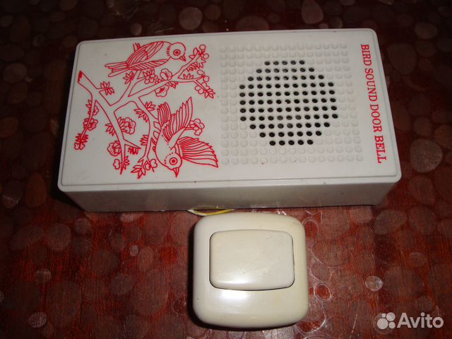 Звонок проводной с кнопкой