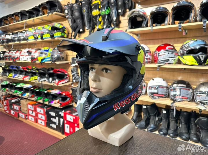 Шлем для мотокросса Red bull