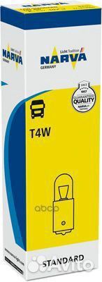 Лампа подсветки T4W 24V 4W 