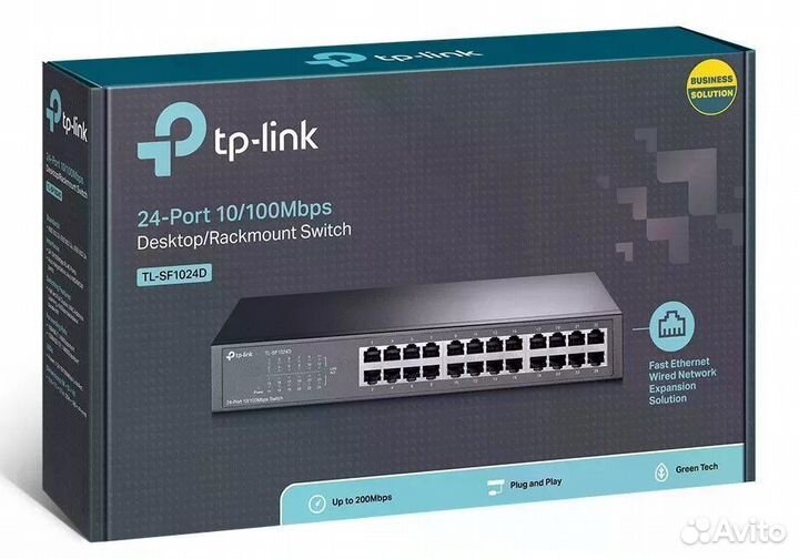 Коммутатор TP-link TL-SF1024D 24-port 10/100M Swit