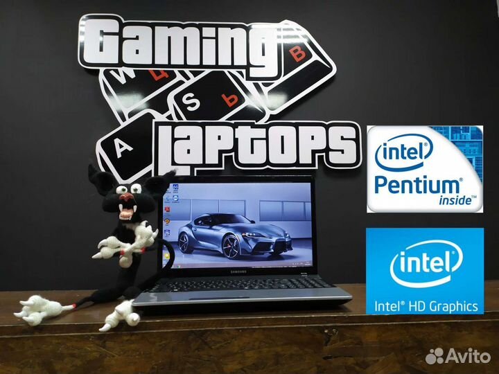 Ноутбук Samsung / бу / Pentium / 4GB / 320 HDD