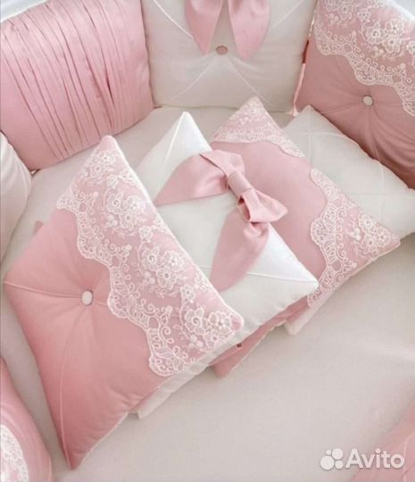 Бортики в детскую кроваткудля принцессы