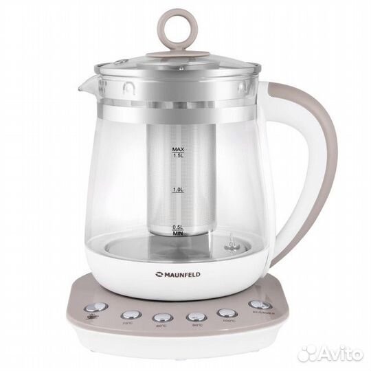 Чайник maunfeld MGK-615BG 2200Вт 1,5л стекло с зав