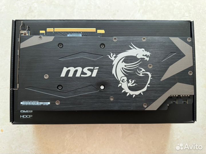 Видеокарта MSI RTX 2070 Armor 8Gb