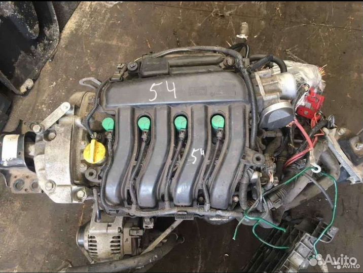 Двигатель K4MV838 Рено Меган Сценик 2
