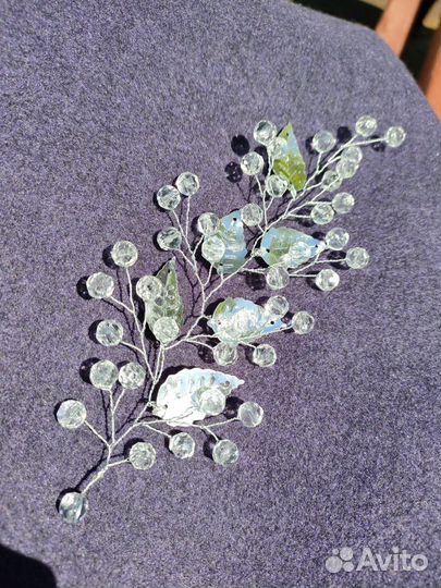 Украшение для волос на свадьбу, выпускной