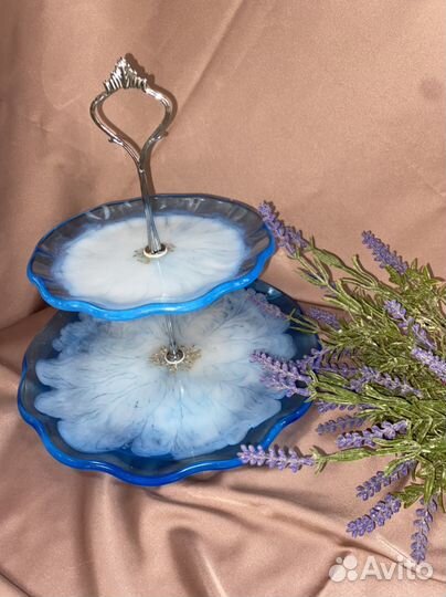 Этажерка/фруктовница, эпоксидная смола