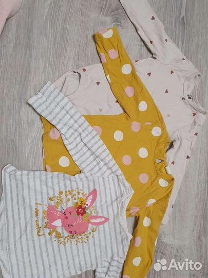 Лонгслив для девочки 92