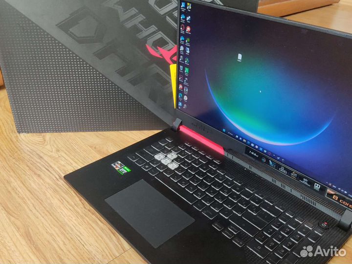 Игровой ноутбук asus rog strix g17