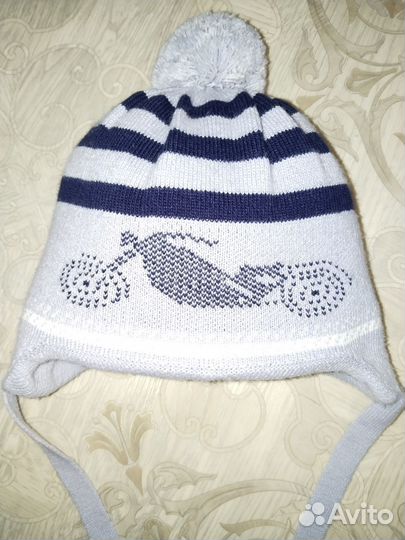Новая деми шапка мальчику (р.48)