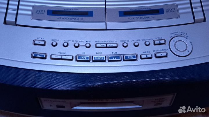 Магнитола дисковая/кассетная «Panasonic RX-ED50»