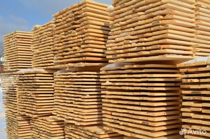 Доска обрезная ест. влаж. хвоя 2 сорт 50х150х6,0