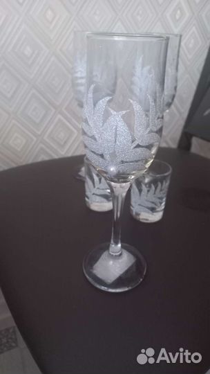 Фужеры, стаканы, стопки