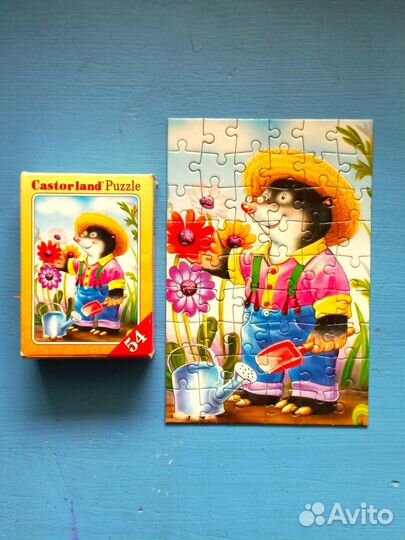 Пазлы для детей Кротик