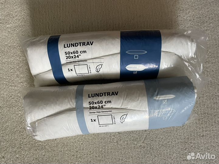 Подушка IKEA lundtrav Лундтрав