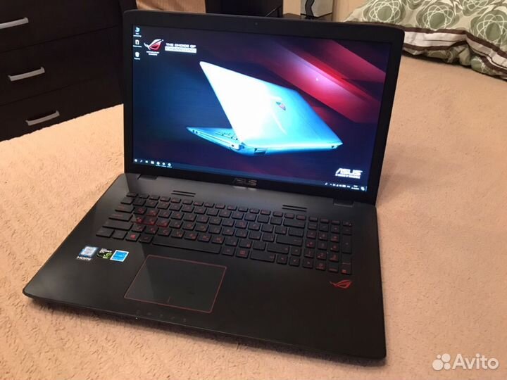 Игровой ноутбук asus ROG GL752VW-T4033T