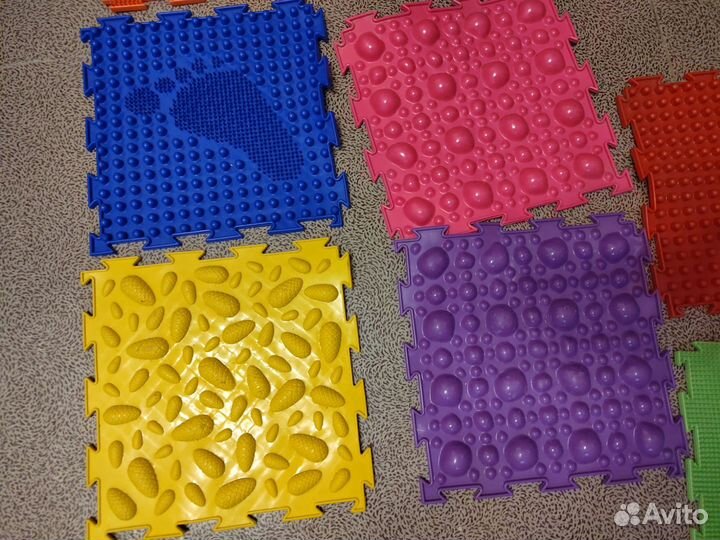 Массажный коврик,Набор из 8 пазлов, ортодон