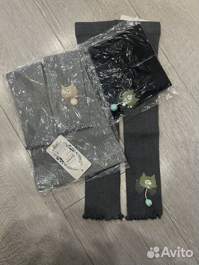 Лосины в рубчик для девочки