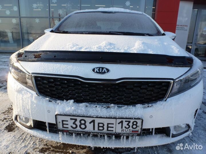 Ветровики дверей (Classic полупрозрачный) Kia Cerato