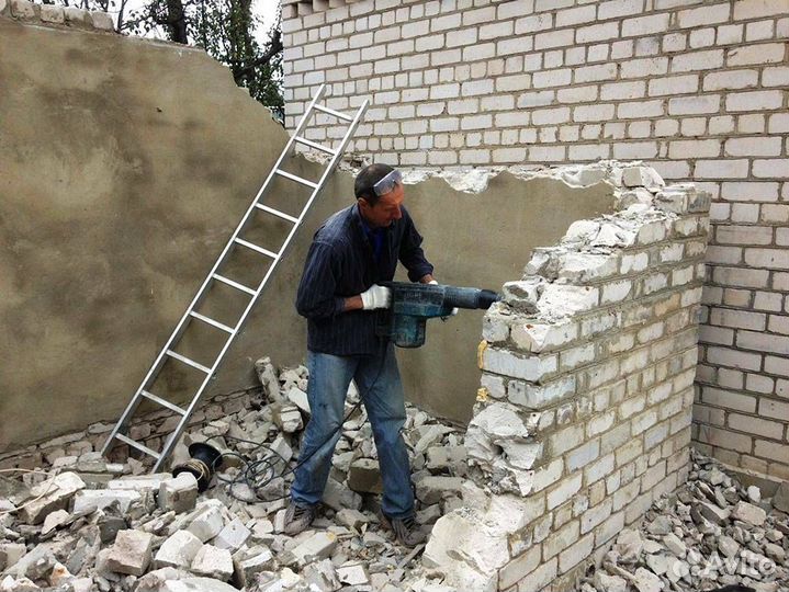 Вывоз мусора, спил, демонтаж