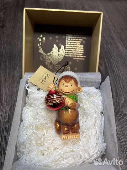 Обезьянка с шаром Atlas Art Komozja игрушка