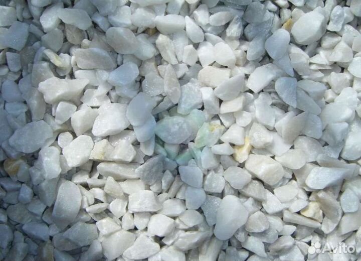 Мраморная крошка в мешках