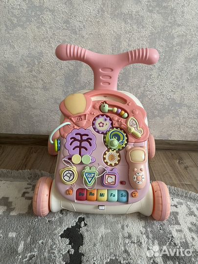 Ходунки каталка детские 3 в 1