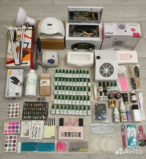 Набор для маникюра с аппаратом strong и сухожар