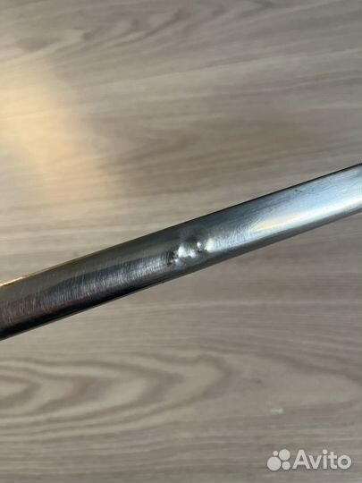 Хром молдинг порога 2101