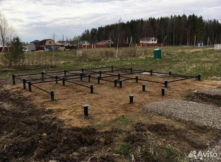 Винтовые сваи под ключ установка