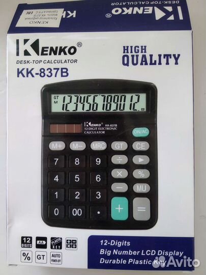 Калькулятор Kenko KK-837B (12 Digit)