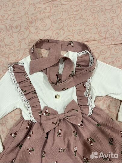 Платье для девочки 92