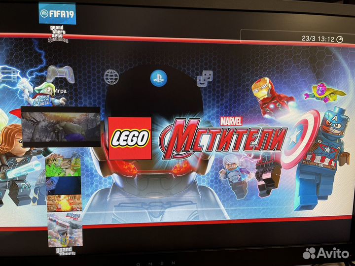 Playstation 3 Slim 320гб 2 геймпада+23 Игры+3диска