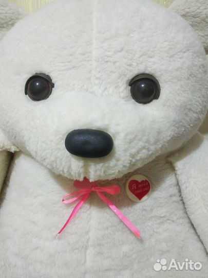 Большая мягкая игрушка медведь