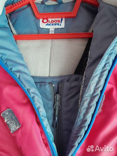 Зимний комбинезон для девочки 104