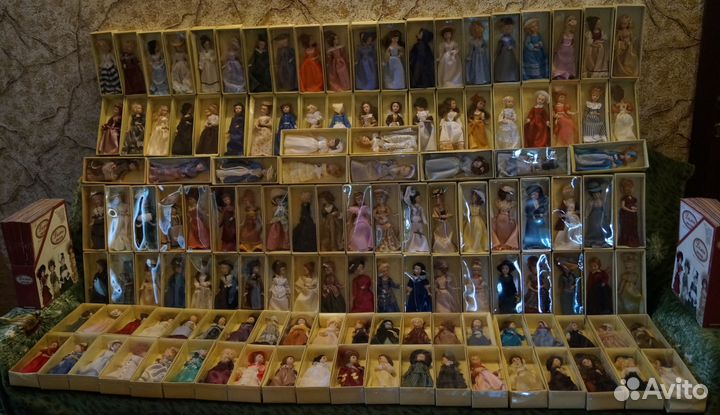 130 фарфоровых кукол полная коллекция