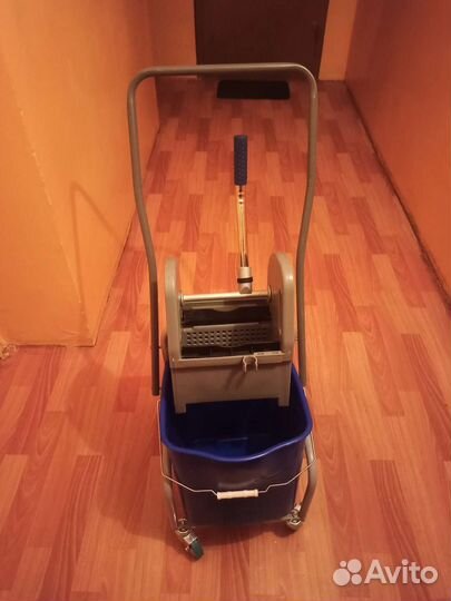 Тележка уборочная 23 литра с отжимом(ведро)