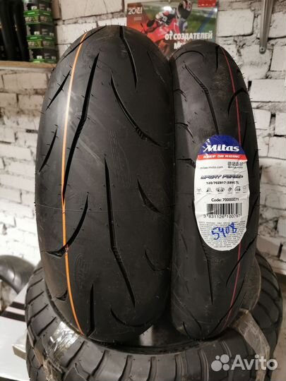 Mitas Sport Force 120/70-17 и 190/50-17