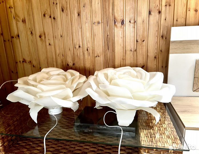 Настольная лампа, Ночник. Светильник Роза