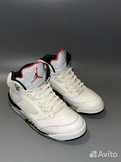 Кроссовки Nike Air Jordan 5 White Cement оригинал